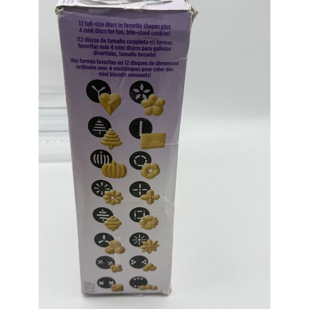 Wilton Preferred Press Cookie Press 16 Disks Easy Clean Grip Stainless Steel
